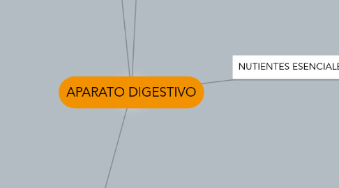 Mind Map: APARATO DIGESTIVO