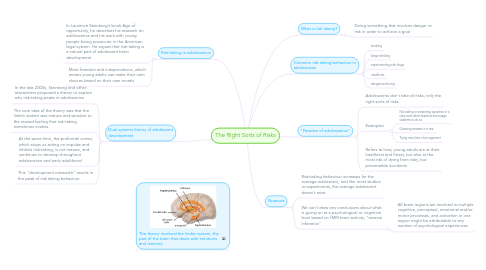 Mind Map: The Right Sorts of Risks