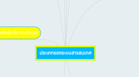 Mind Map: ประเภทของระบบสารสนเทศ