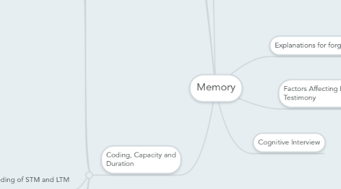 Mind Map: Memory