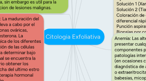 Mind Map: Citologia Exfoliativa