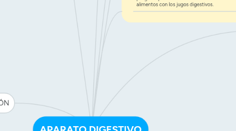 Mind Map: APARATO DIGESTIVO