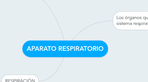 Mind Map: APARATO RESPIRATORIO