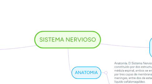 Mind Map: SISTEMA NERVIOSO