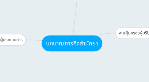 Mind Map: บทบาท/ภารกิจสำนักยา