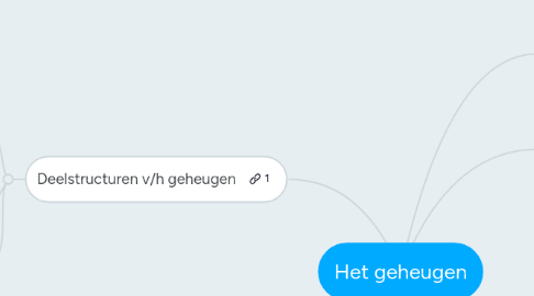 Mind Map: Het geheugen