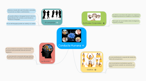 Mind Map: Conducta Humana