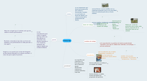 Mind Map: Prótesis Fija