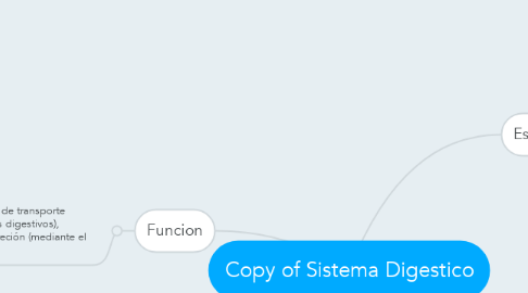 Mind Map: Copy of Sistema Digestico