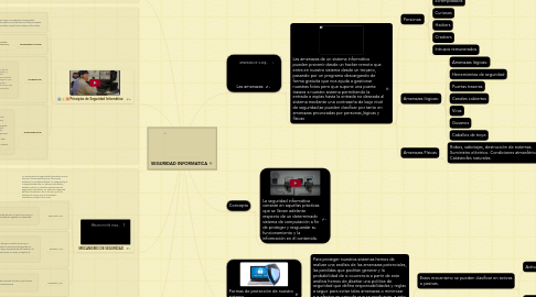 Mind Map: SEGURIDAD INFORMATICA