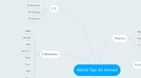 Mind Map: Waliid Tajir Ali Ahmed