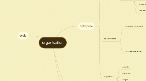 Mind Map: organisation