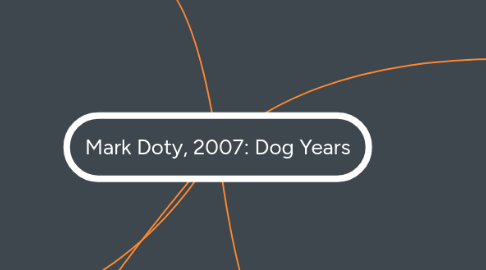 Mind Map: Mark Doty, 2007: Dog Years