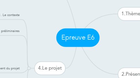 Mind Map: Epreuve E6