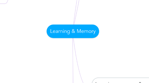 Mind Map: Learning & Memory