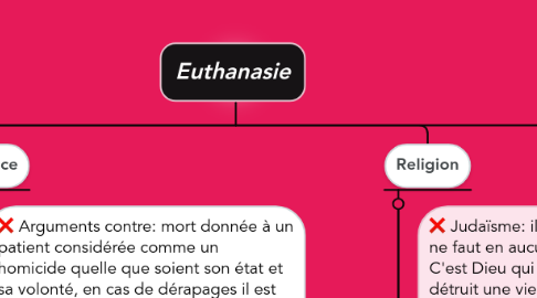 Mind Map: Euthanasie