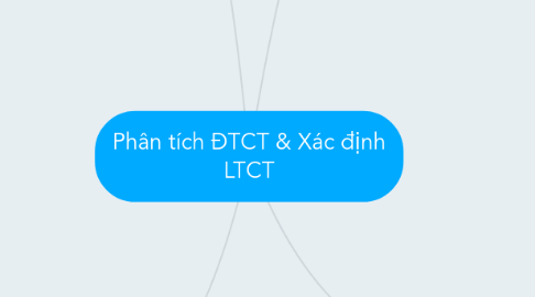 Mind Map: Phân tích ĐTCT & Xác định LTCT