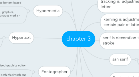 Mind Map: chapter 3