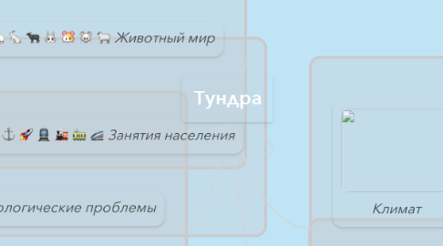 Mind Map: Тундра