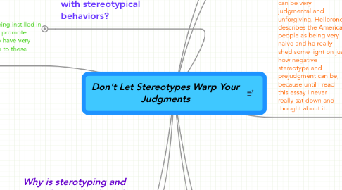 Essays on Stereotypes