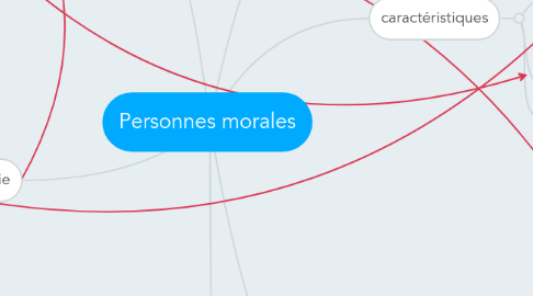 Mind Map: Personnes morales