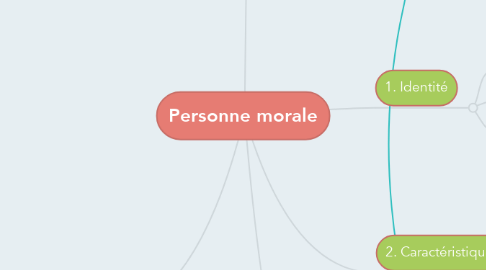Mind Map: Personne morale
