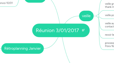 Mind Map: Réunion 3/01/2017