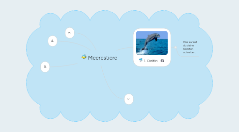 Mind Map: Meerestiere