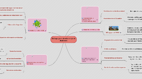 Mind Map: Enfoque para abordar el eje de Ambiente