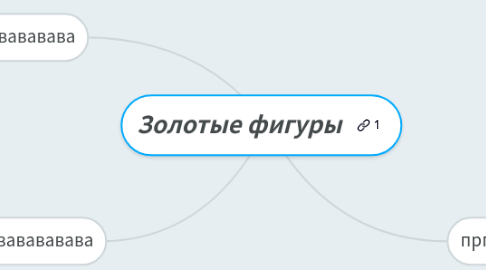 Mind Map: Золотые фигуры