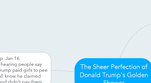 Mind Map: The Sheer Perfection of Donald Trump's Golden Shower