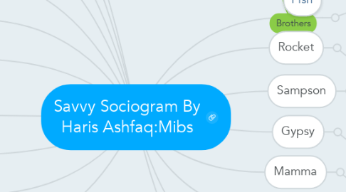 Mind Map: Savvy Sociogram By Haris Ashfaq:Mibs