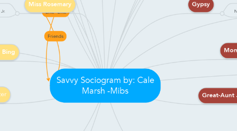 Mind Map: Savvy Sociogram by: Cale Marsh -Mibs