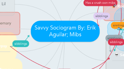 Mind Map: Savvy Sociogram By: Erik Aguilar; Mibs