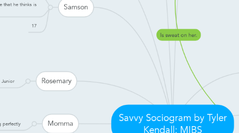 Mind Map: Savvy Sociogram by Tyler Kendall: MIBS