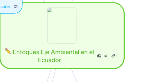 Mind Map: Enfoques Eje Ambiental en el Ecuador