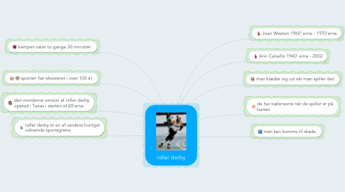 Mind Map: roller derby