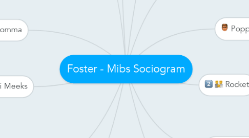 Mind Map: Foster - Mibs Sociogram