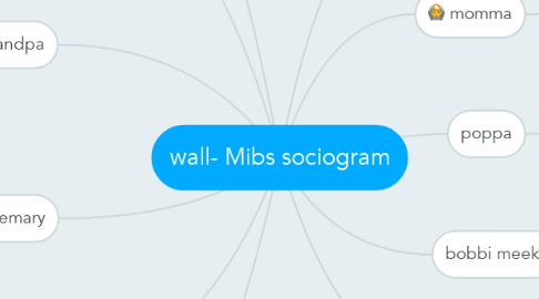 Mind Map: wall- Mibs sociogram