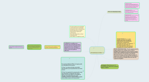 Mind Map: ORGANIZACIONES