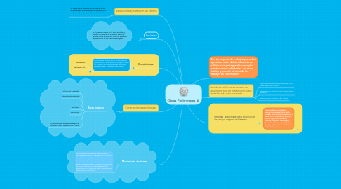 Mind Map: Obras Preliminares