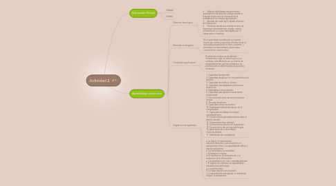 Mind Map: Actividad 2