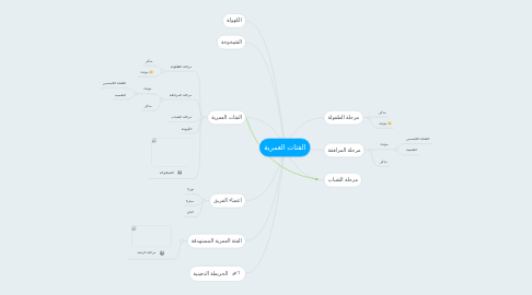 Mind Map: الفئات العمرية