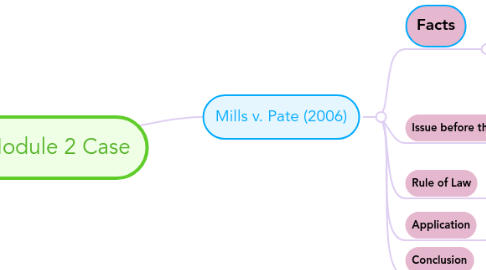 Mind Map: Module 2 Case