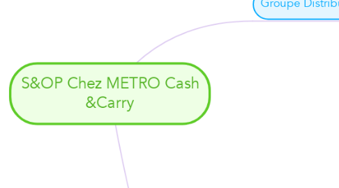 Mind Map: S&OP Chez METRO Cash &Carry