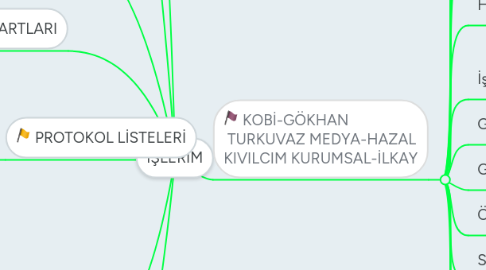 Mind Map: İŞLERİM