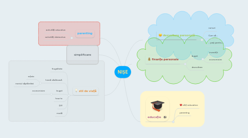 Mind Map: NIȘE