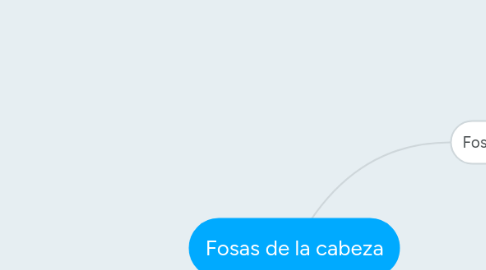 Mind Map: Fosas de la cabeza