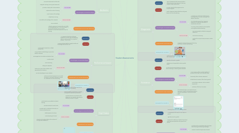 Mind Map: Student Assessments