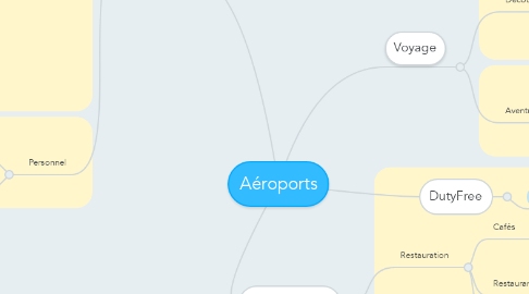Mind Map: Aéroports